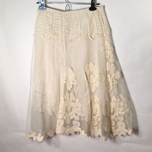 Pura Vida Lace & Net Skirt size 2